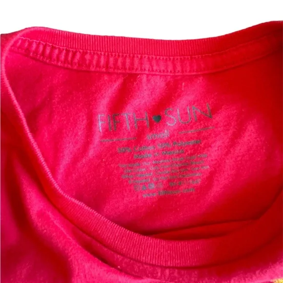 Fifth Sun Women’s Red T-shirt - Picture 2 of 4